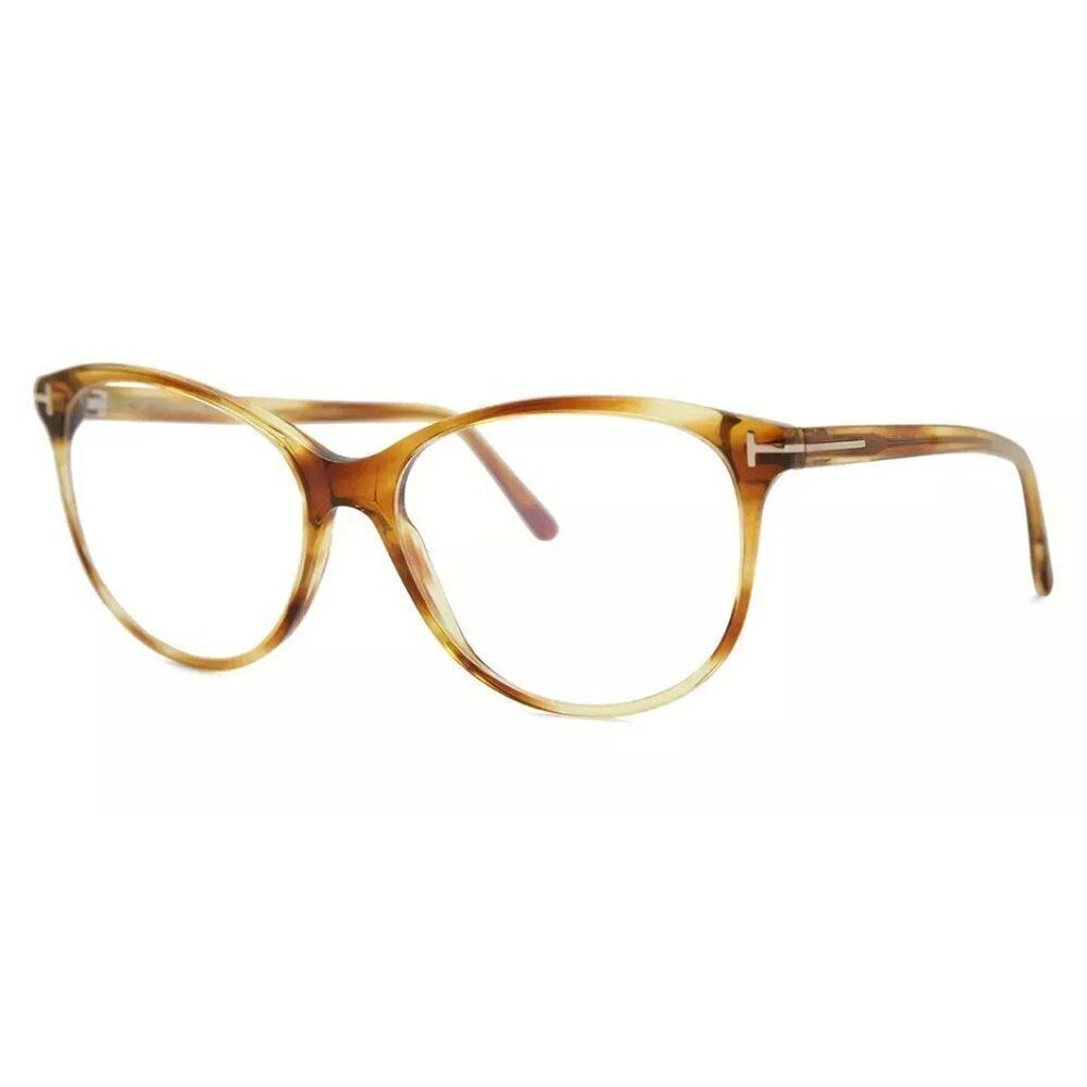 New Authentic Tom Ford FT5544-B-056-55 Square Eyeglasses